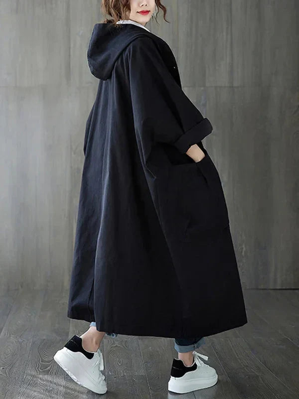 Roscoe Long Waterproof Coat, view 5 - Elena Harper