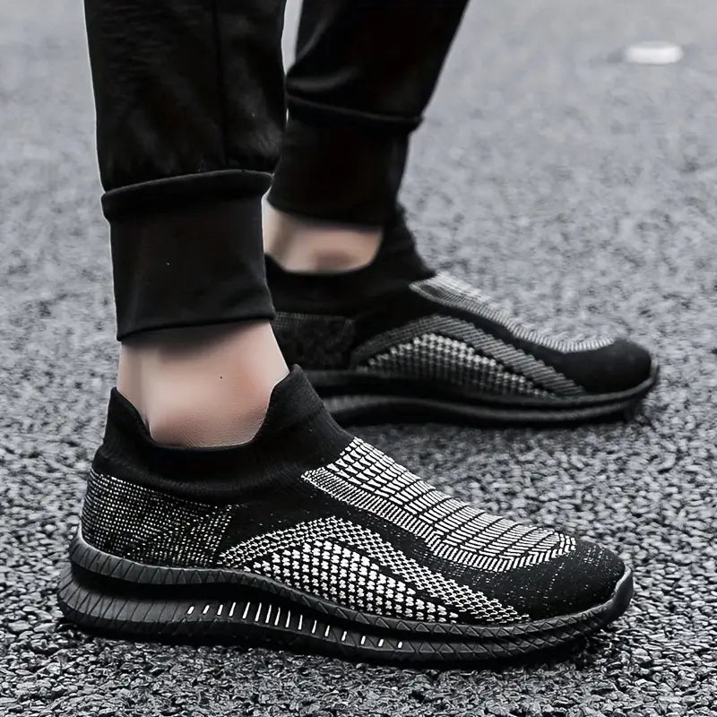 FlexStride Breathable Lightweight Knit Sneakers, view 6 - Elena Harper