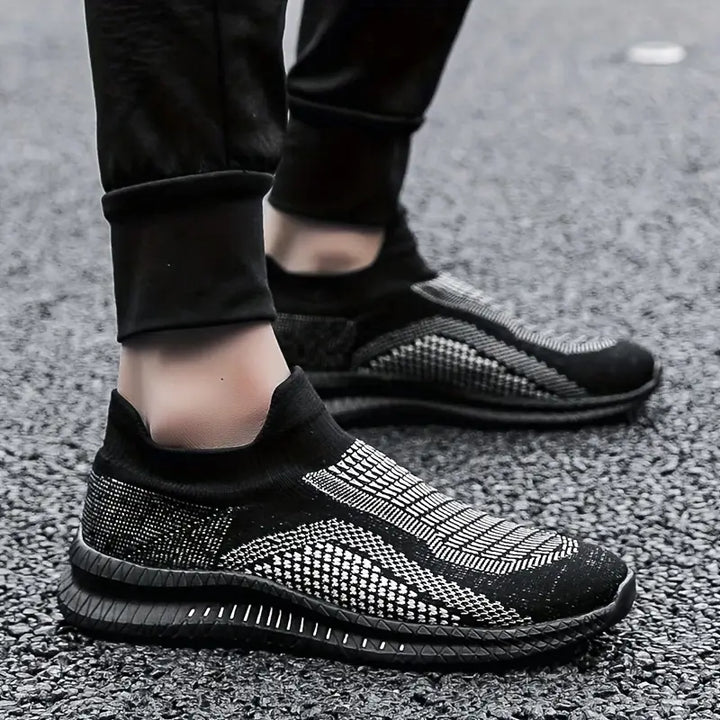 FlexStride Breathable Lightweight Knit Sneakers, view 6 - Elena Harper