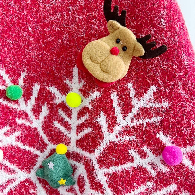 Two-Piece Sweater and Christmas Scarf