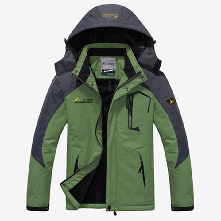 Louis Men's Waterproof Hooded Parka, view 4 - Elena Harper