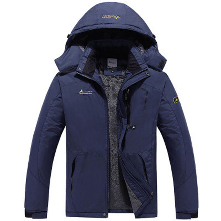 Louis Men's Waterproof Hooded Parka, view 8 - Elena Harper