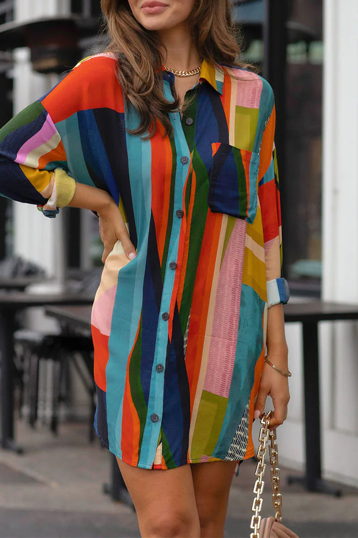 Daina - Elegant Shirt Dress