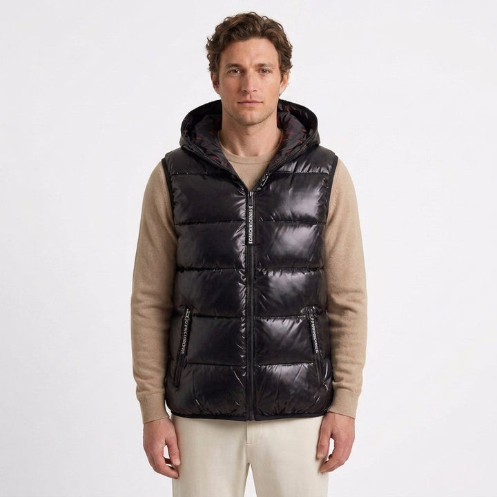 Men's Quilted Hooded Jacket