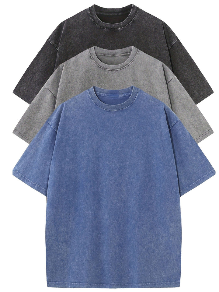 Essential Cotton Oversized Tee Set – 3-Pack