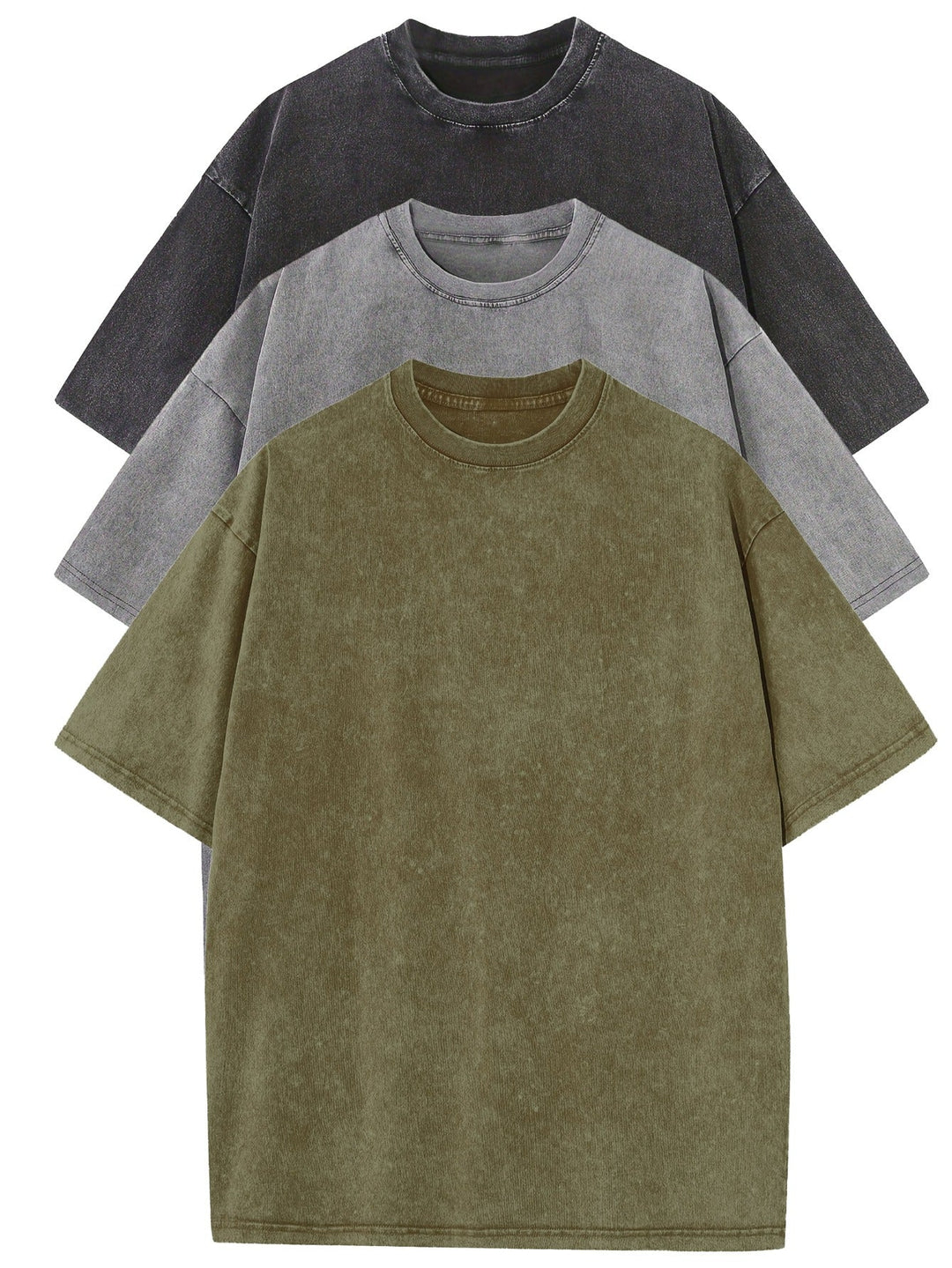 Essential Cotton Oversized Tee Set – 3-Pack
