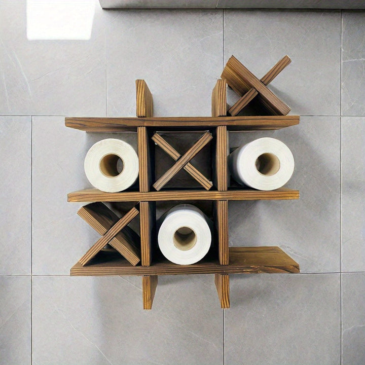 Rustic Wooden Toilet Paper Holder – Inspired by Woodcraft
