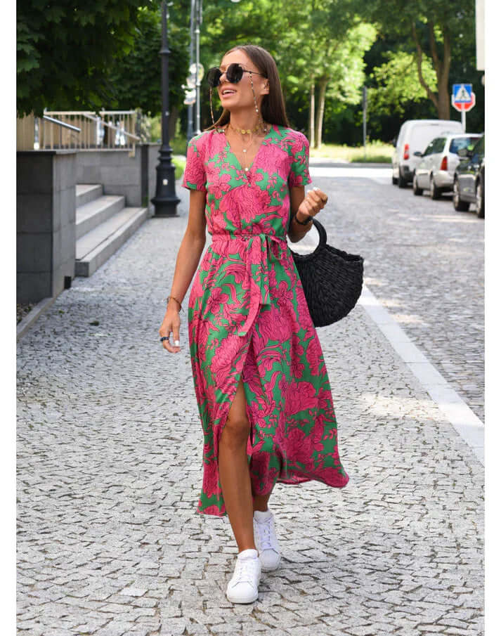 Floral Summer Dress - Casual & Flowy