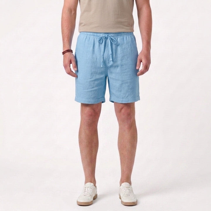 Cotton and Linen Summer Shorts for Men