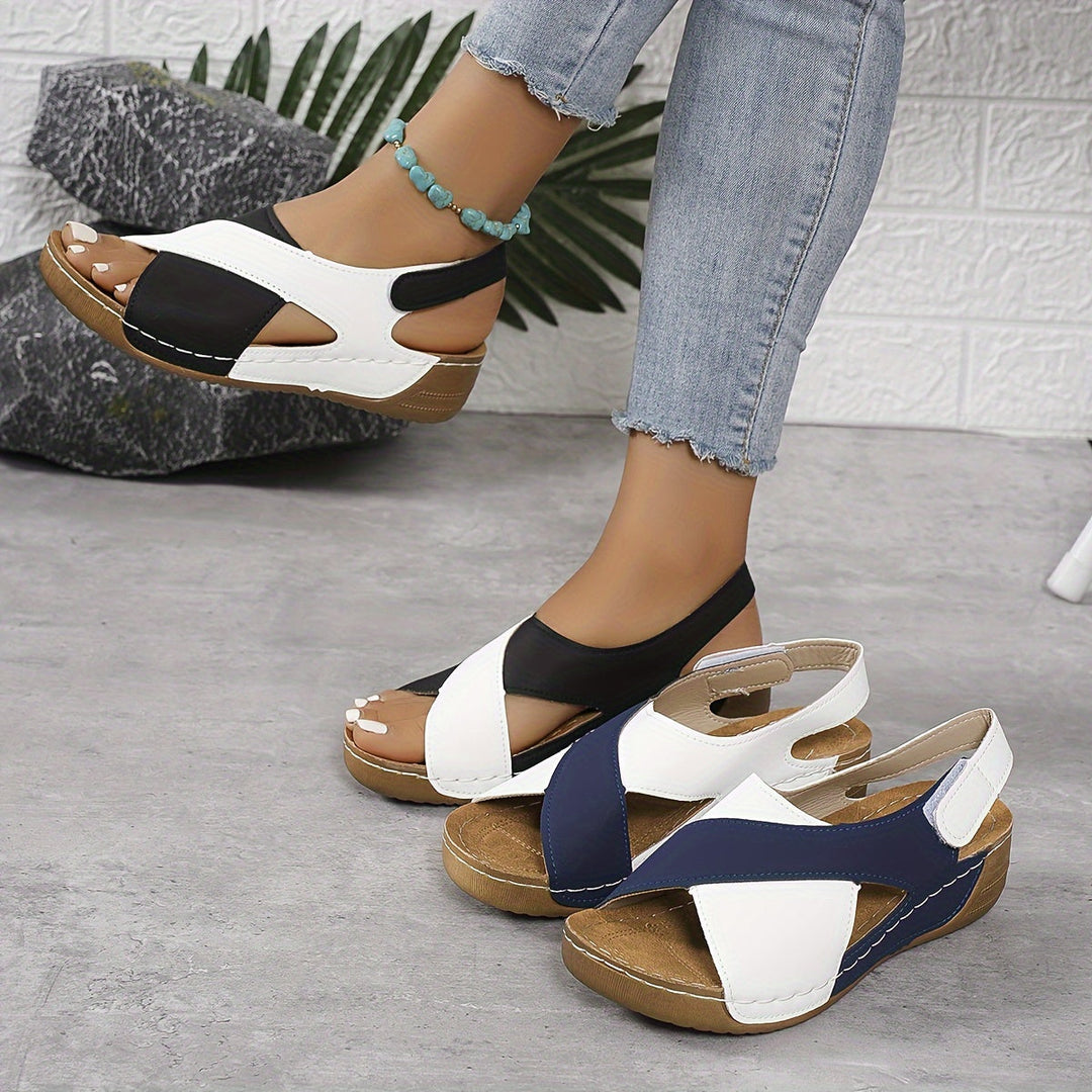 Open Platform Sandals for Women – Comfort Shoes with Cushioned Sole