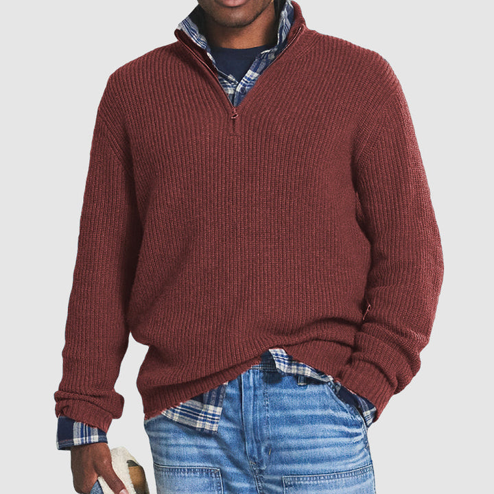 Men's Cashmere Zip Sweater - Matteo