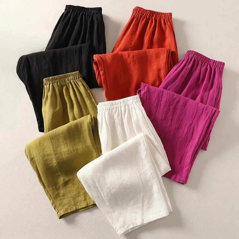 Abigail Flowy Pants - Elena Harper
