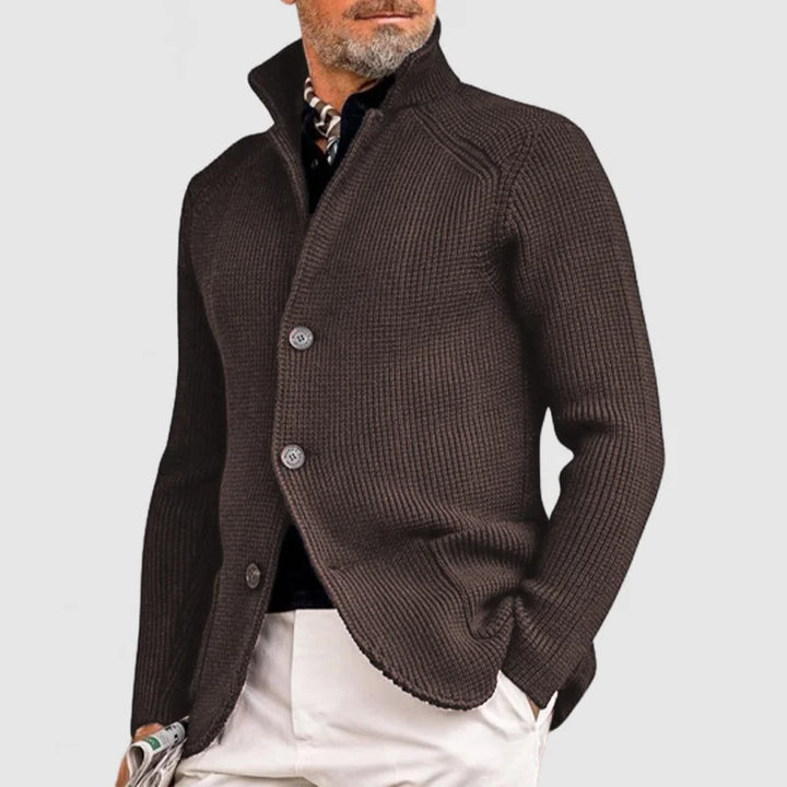 TYLER – CLASSIC BUTTON-UP KNIT CARDIGAN