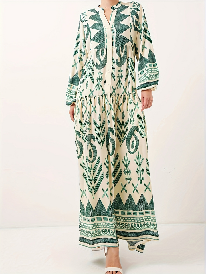 Elena Bohemian Bloom Maxi Dress - Elena Harper