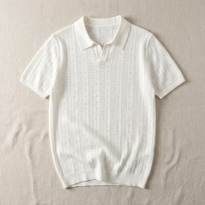 Portofino Jacquard Knit Polo