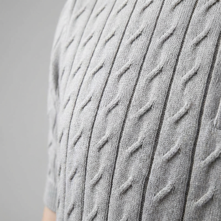 Serafina Jacquard Knit Polo
