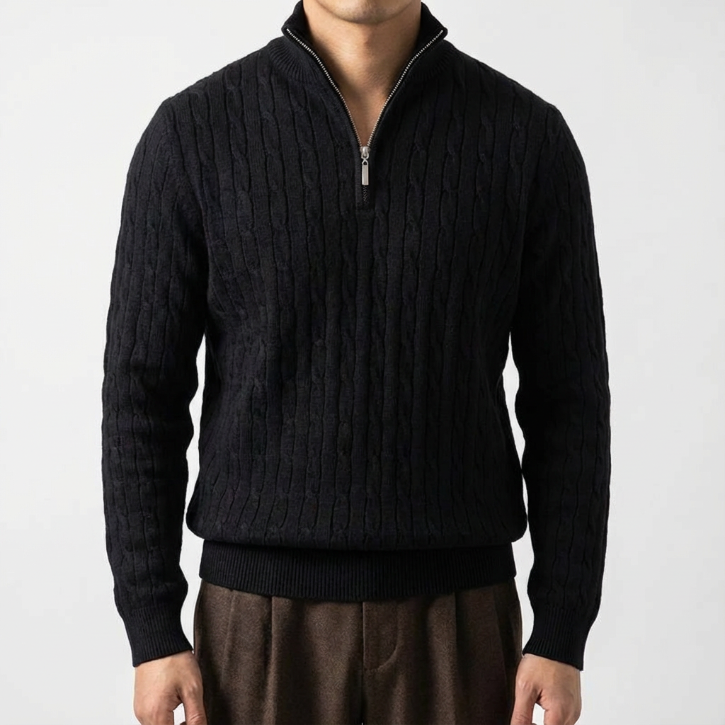 Monaco Merino Quarter-Zip
