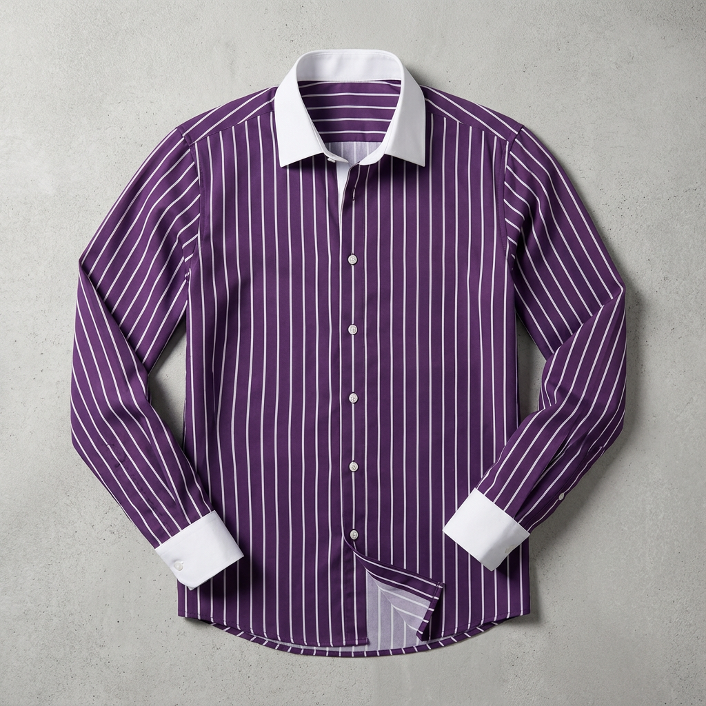 Serafina Cotton Striped Knit Shirt