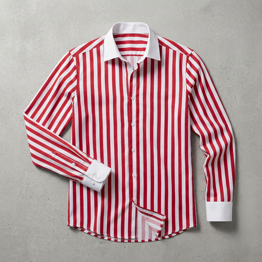 Serafina Cotton Striped Knit Shirt
