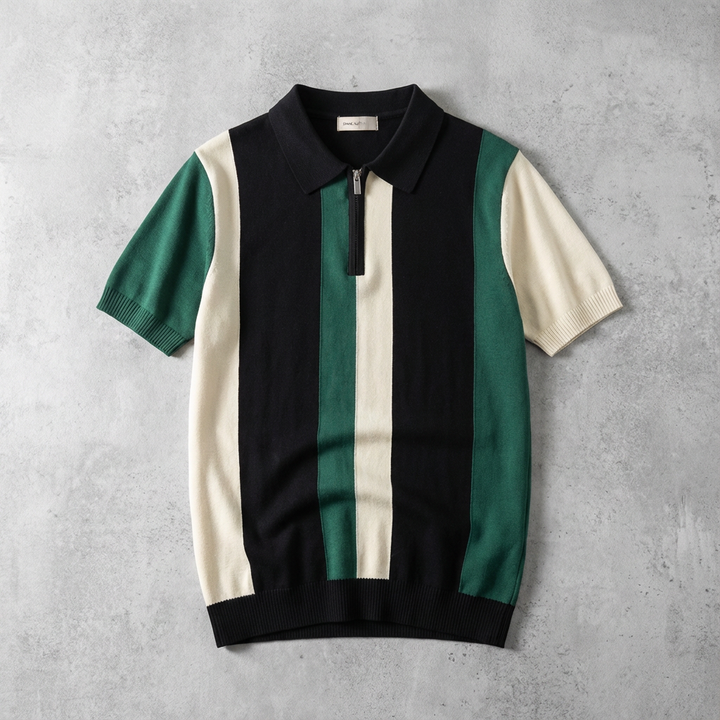 Majorca Ice Knit Zip Polo