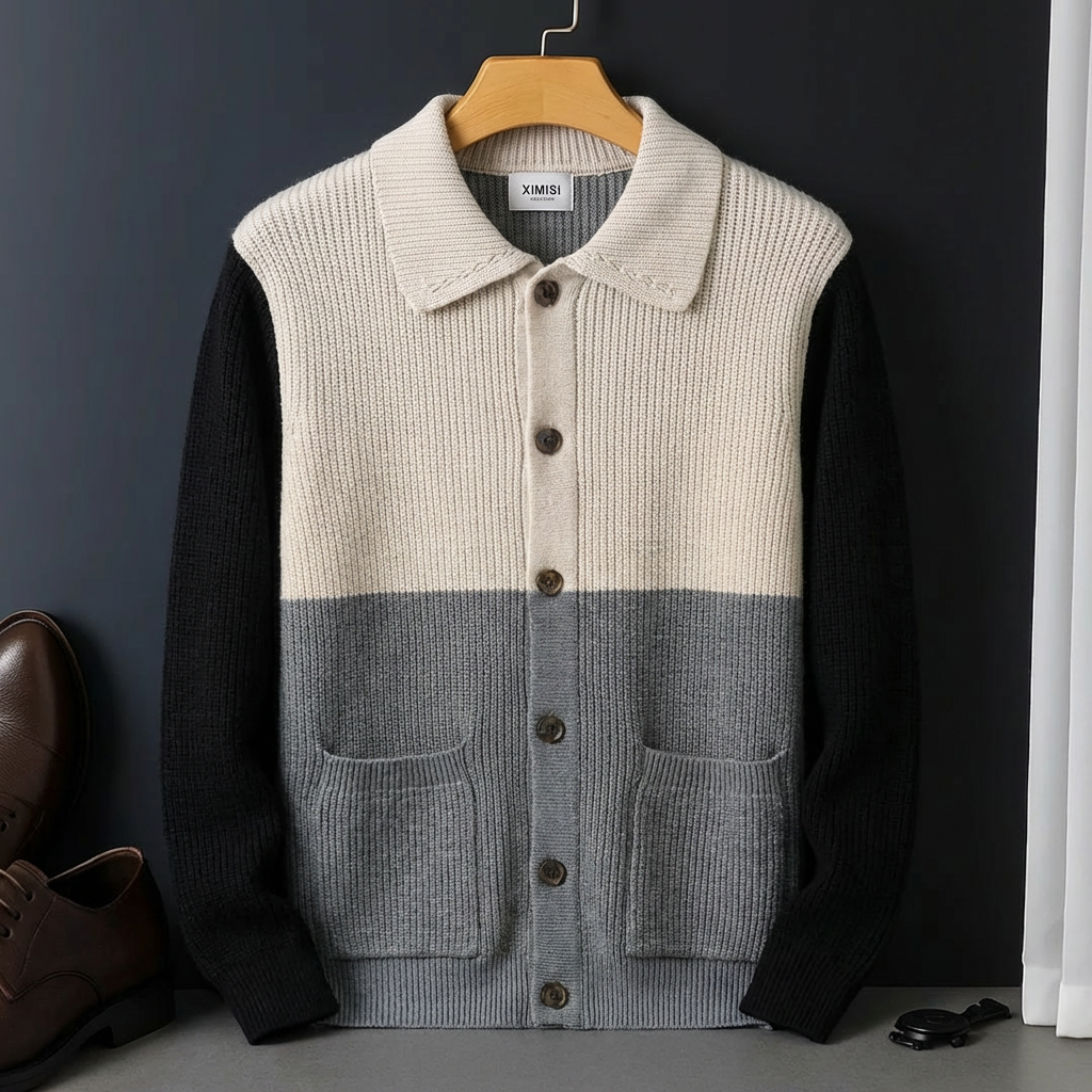 Budapest Knit Polo Cardigan