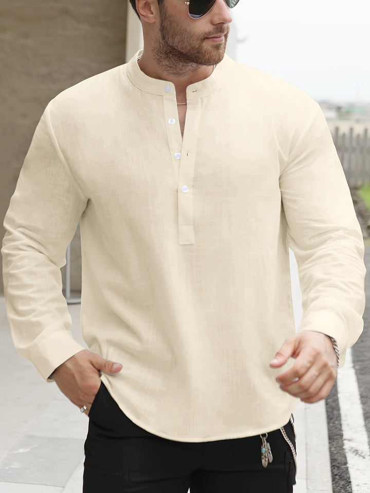 ELENA HARPER™  |  BOAT NECK SHIRT FOR MEN
