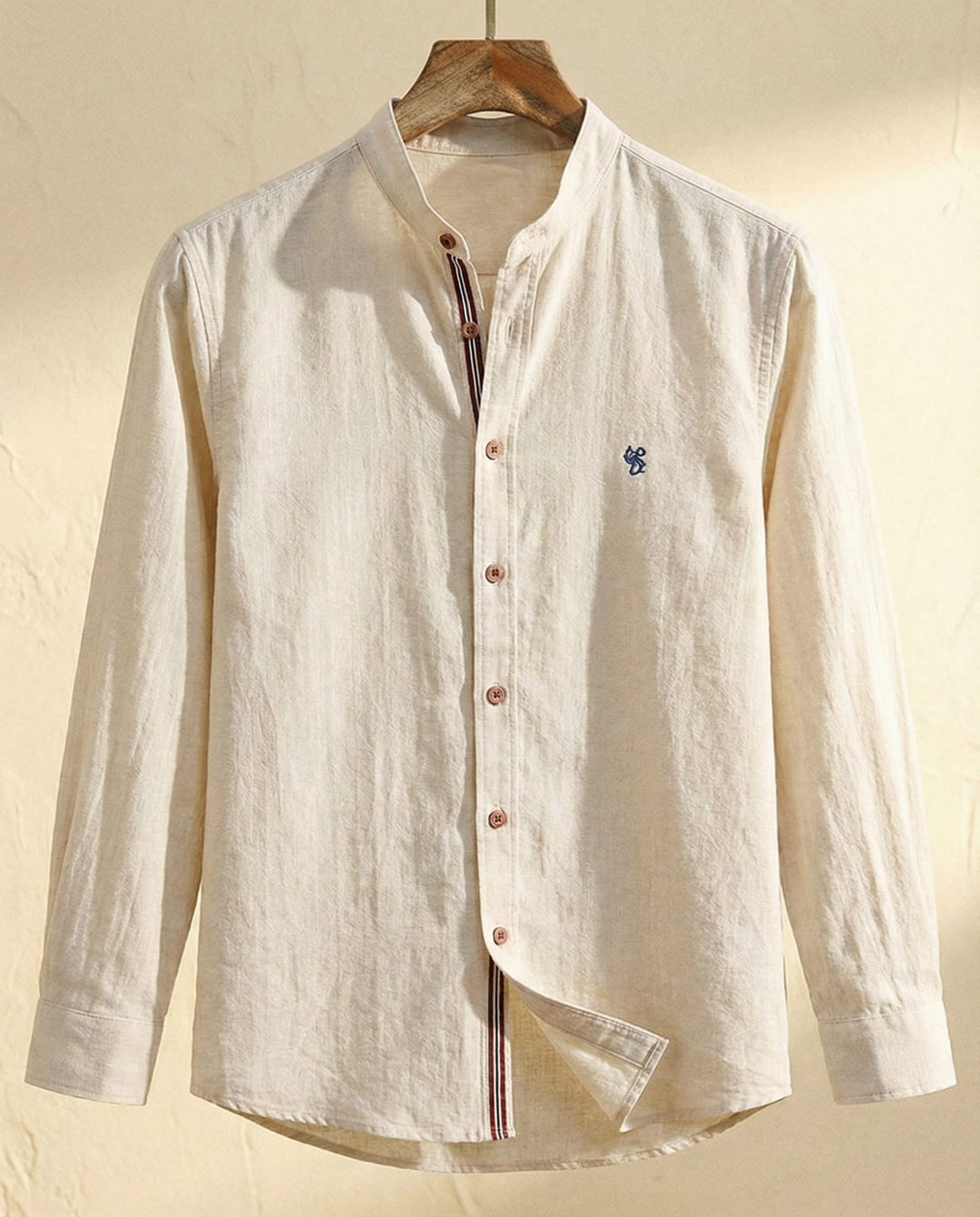 Officer Collar Shirt for Men - Elena Harper