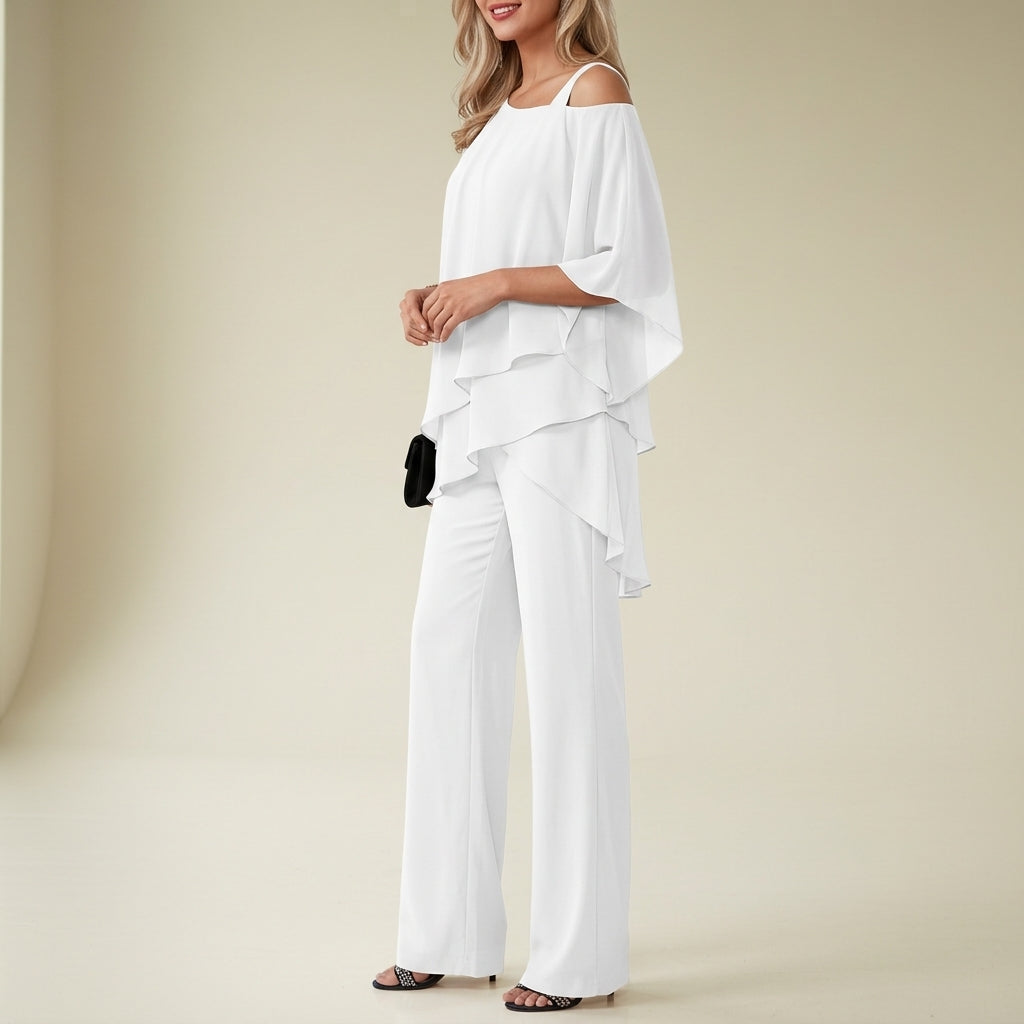 Arden Formal Chiffon Pantsuit