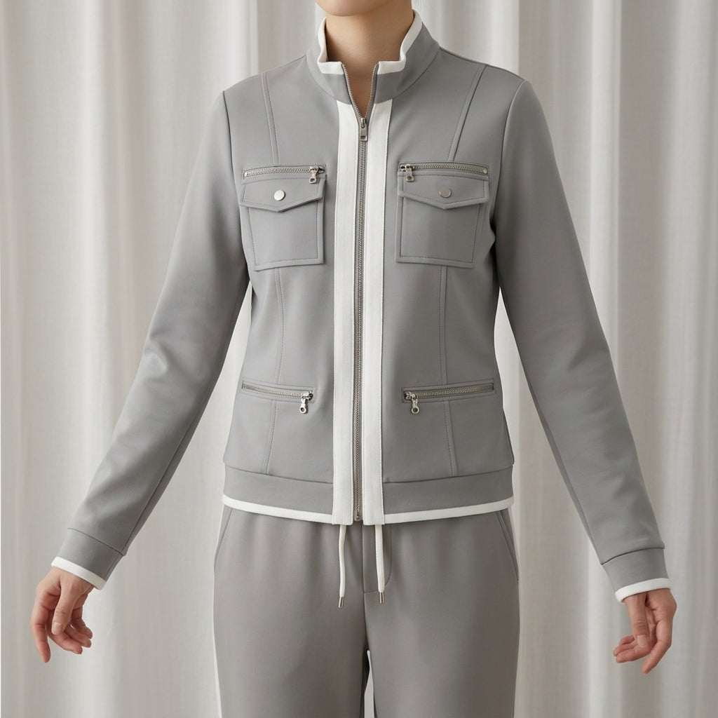Briavelle Zip Jacket & Pant Set
