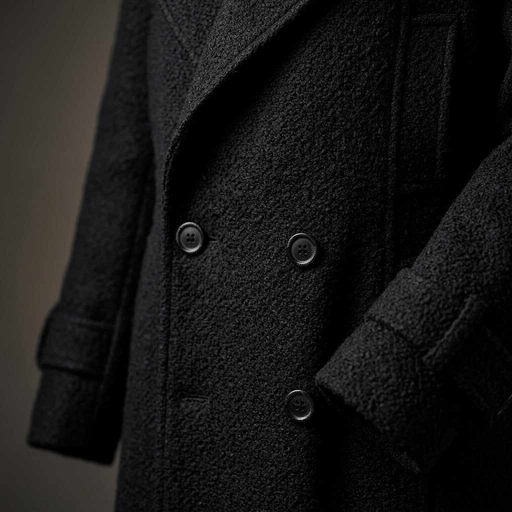 Orvienne Wool Double Breasted Coat