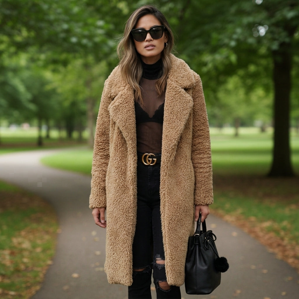Catania Long Teddy Coat