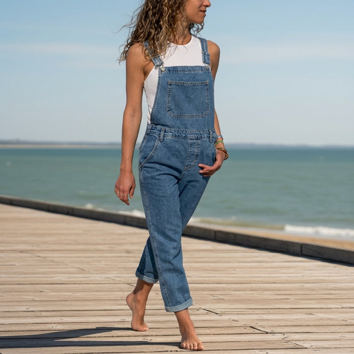 Moxienne Denim Overalls
