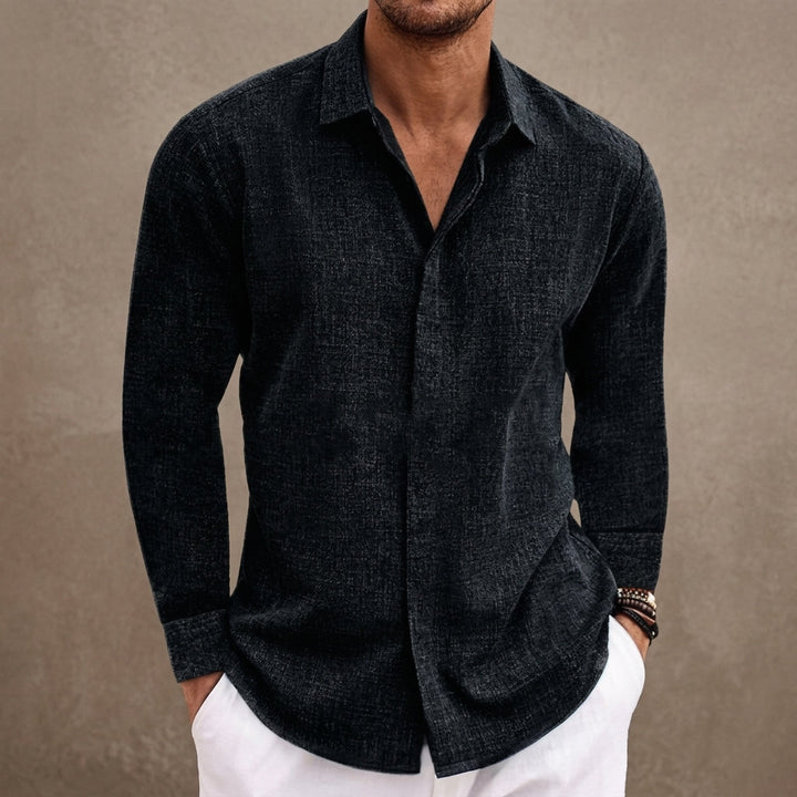 Cadaques Linen Button-Up Shirt