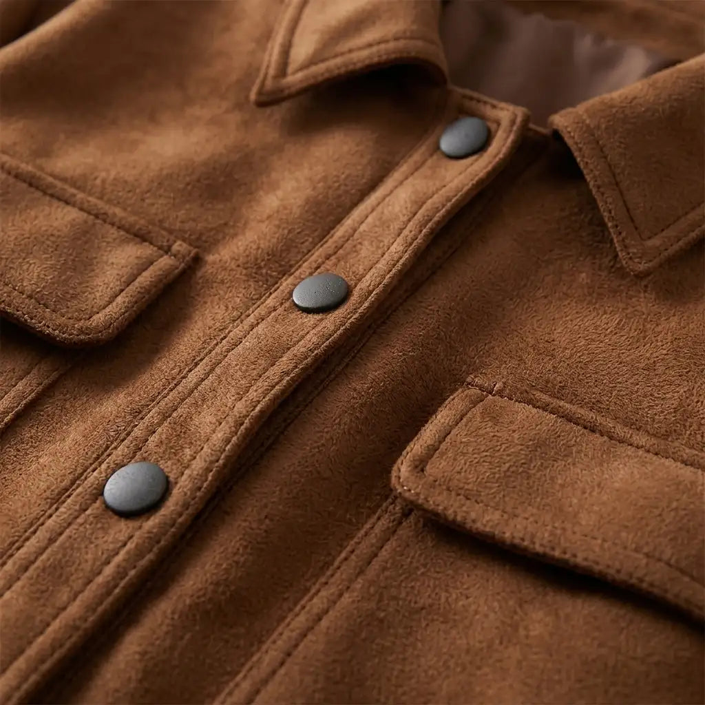Bella Suede Jacket, view 3 - Elena Harper