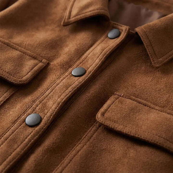 Bella Suede Jacket, view 3 - Elena Harper
