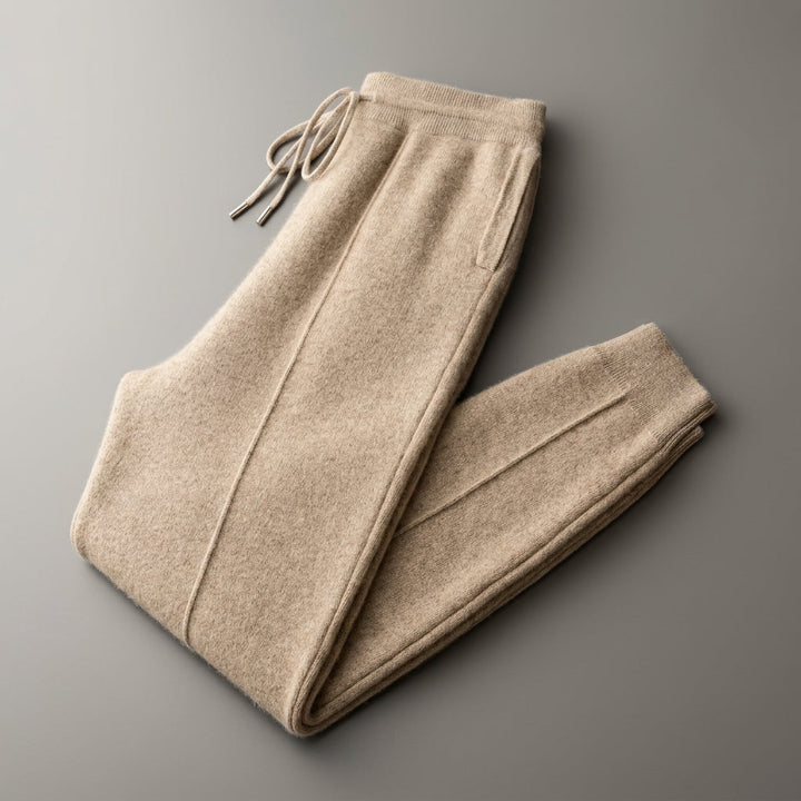 Bergamo Soft Cashmere Drawstring Trousers