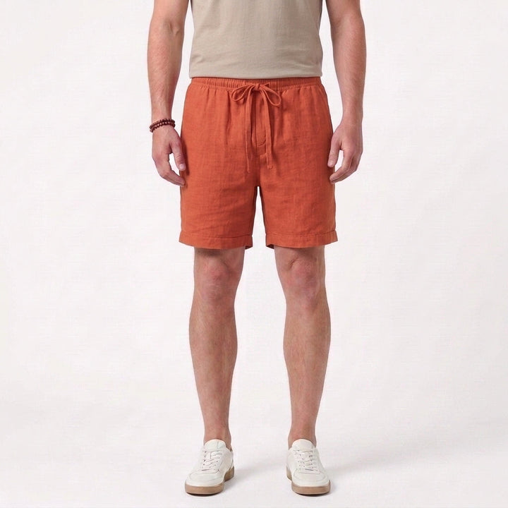Cotton and Linen Summer Shorts for Men