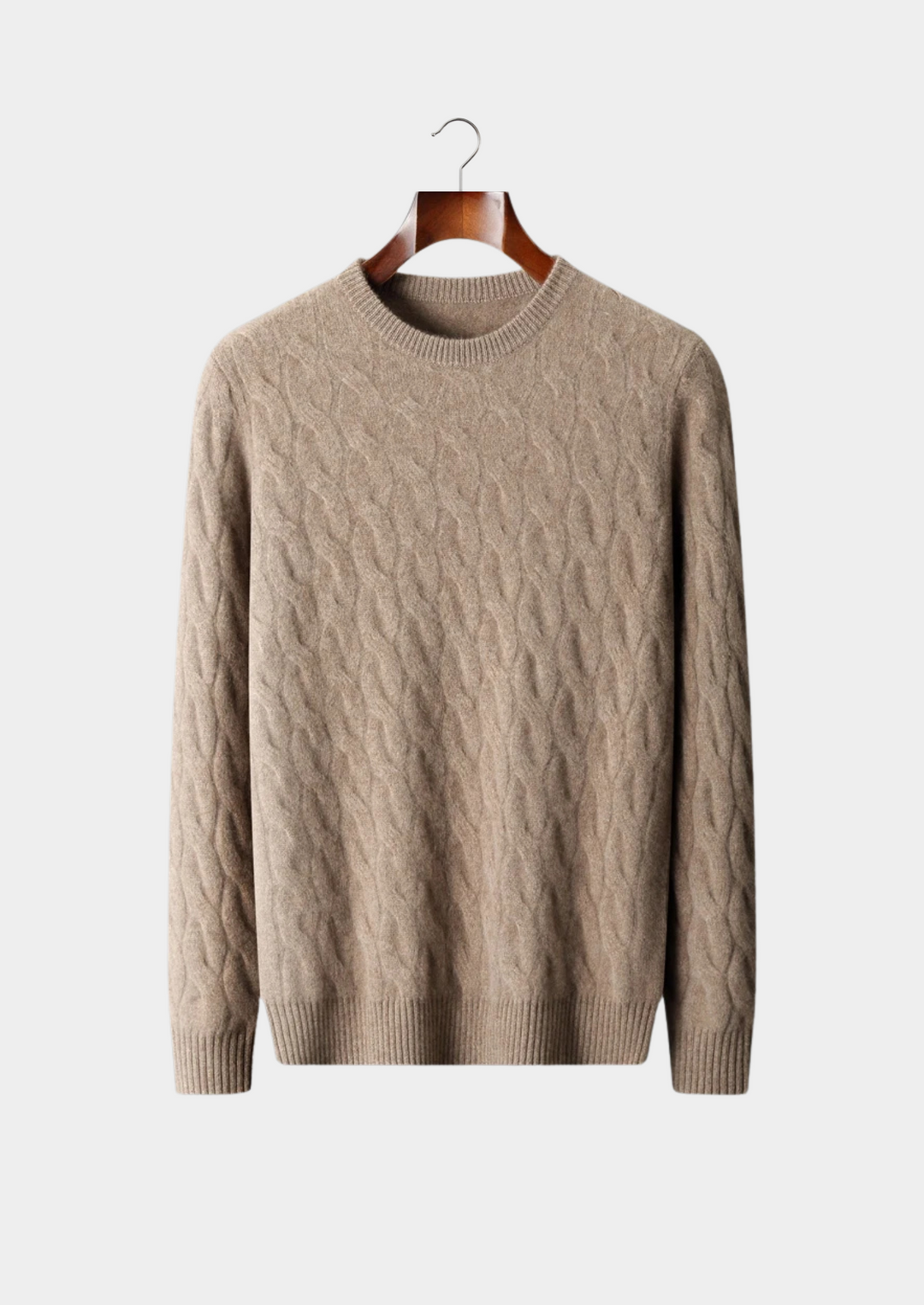 NOBA WOOL CABLE CREWNECK