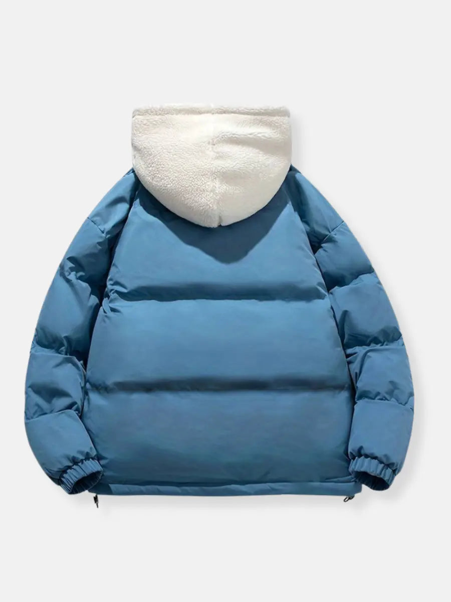 Women's Luxury Winter Puffer Jacket with Plush Hood