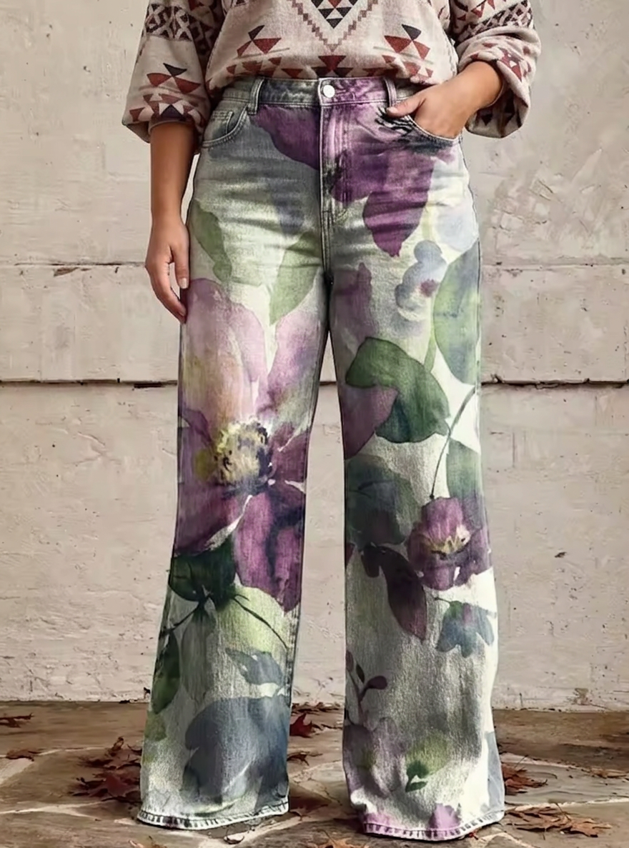 Nell - Boho Retro Chic Trousers