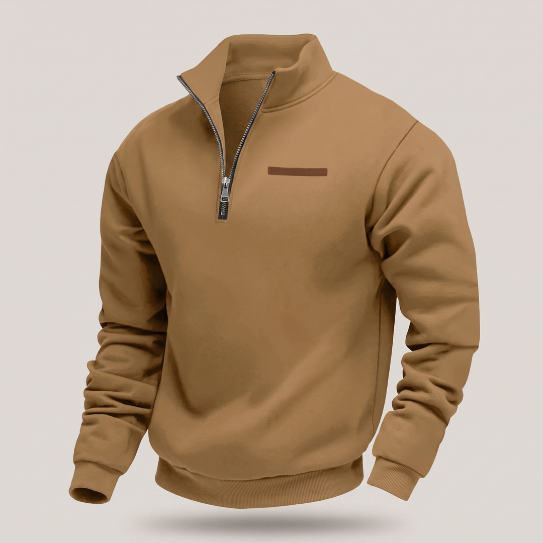 Mason | Warm and Durable Men's Zip-Up Sweater