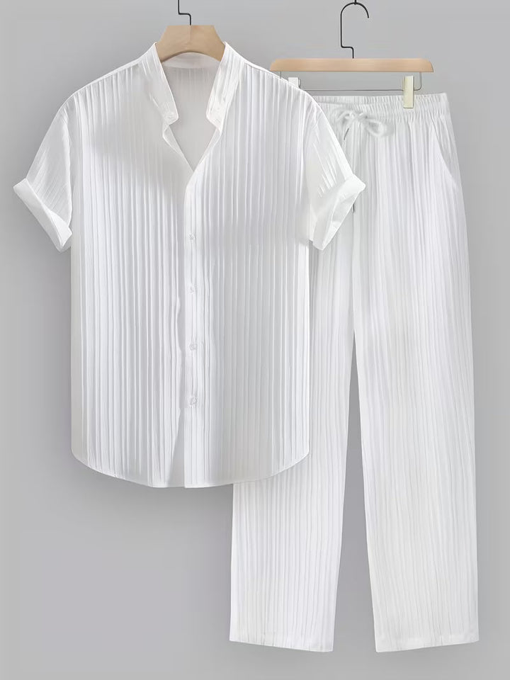 Mitchell | Classic Collar Shirt and Trouser Set