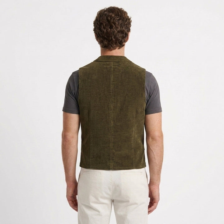 Corduroy Blazer with Wide Wale for Men