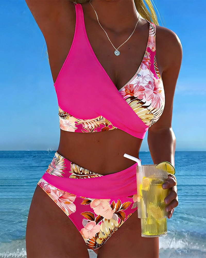 Jolina - Floral Print Bikini Set
