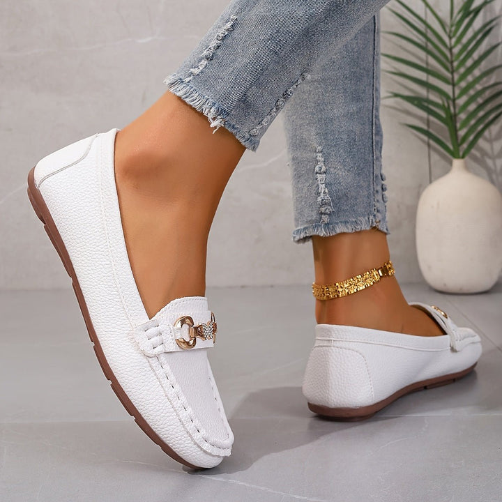 Sofia | Elegant Women's Loafers with Decorative Buckle