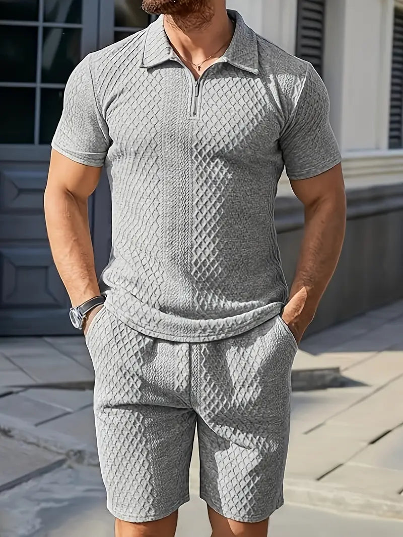 Francisco Summer Polo Shirt Set, view 3 - Elena Harper