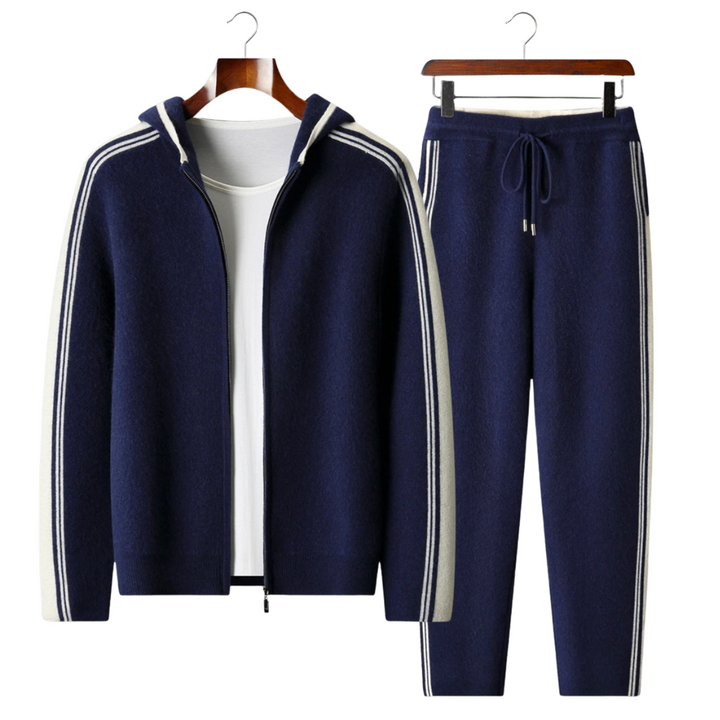 100% Cashmere Damien Tracksuit., view 2 - Elena Harper