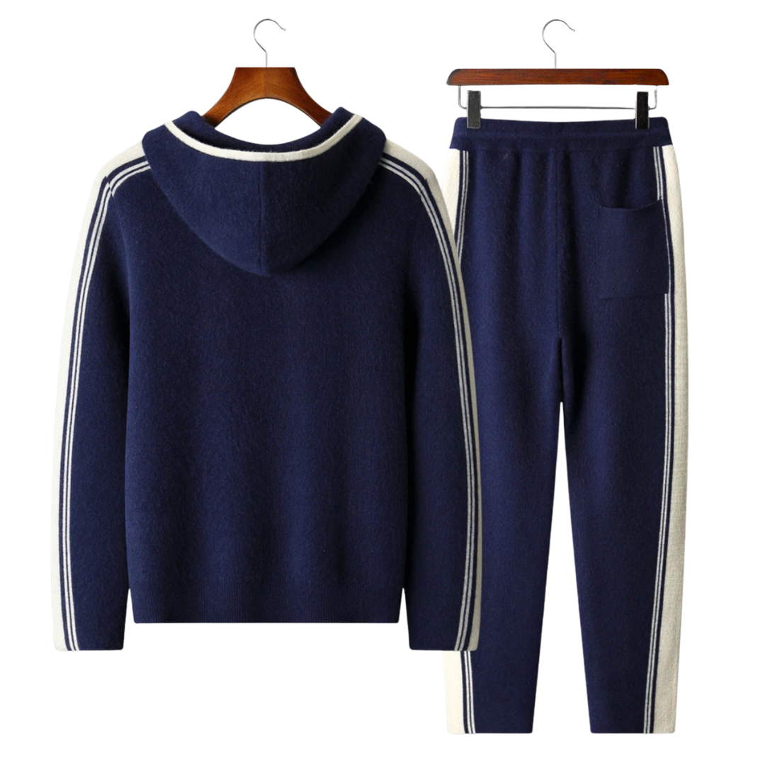100% Cashmere Damien Tracksuit., view 9 - Elena Harper