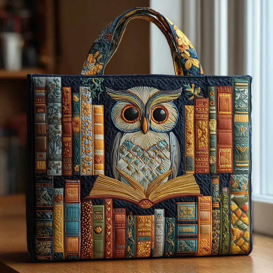 Artisan Bag Owl and Vintage Books - Elena Harper