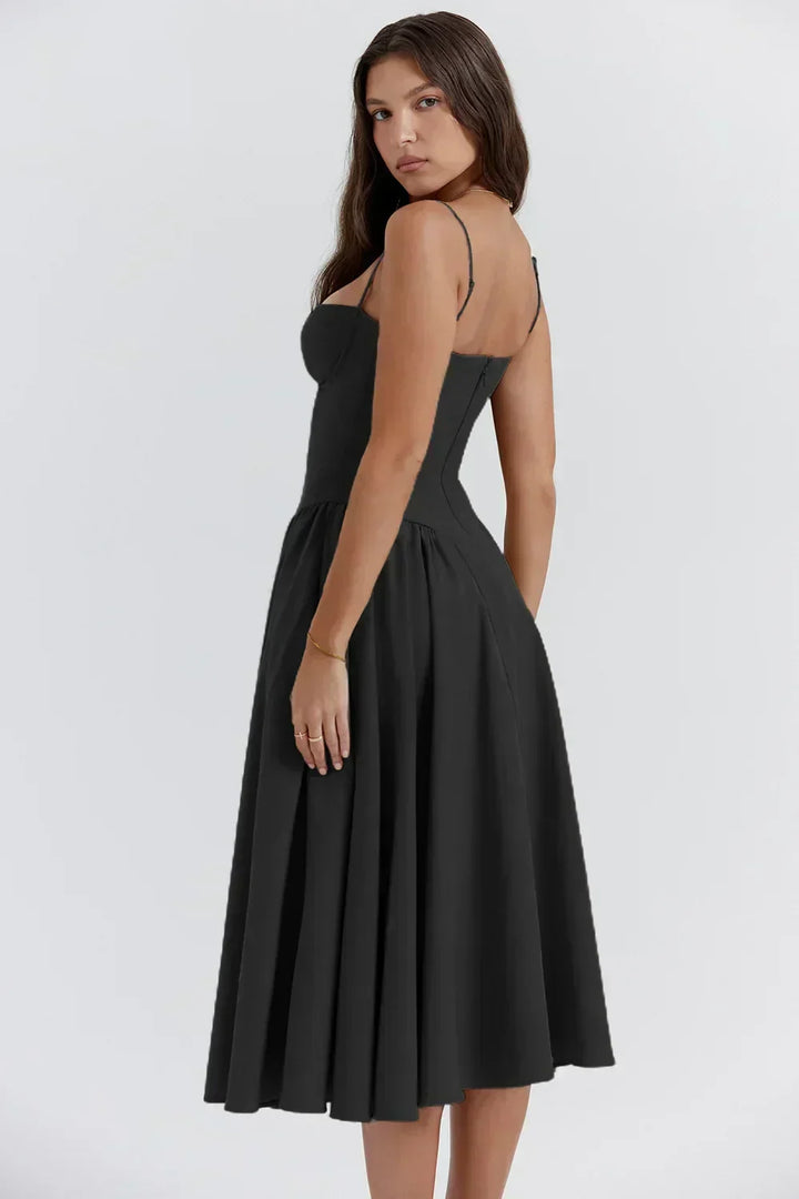 Elara Elegant Corset Sundress - Elena Harper